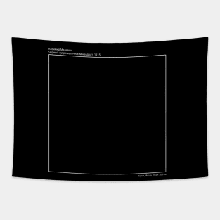 Black square Malevich Tapestry