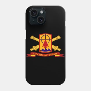 57th Artillery Brigade - SSI w Br - Ribbon Phone Case