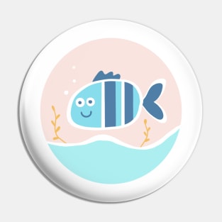 Cute fish in a tank Pin