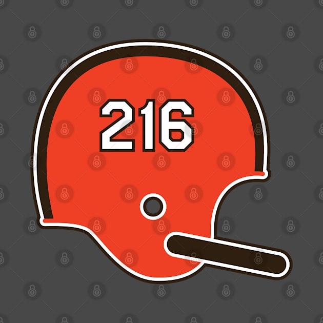 Cleveland Browns 216 Helmet by Rad Love