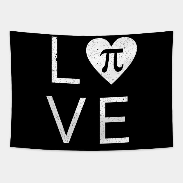 Pi Day Love Tapestry by LetsBeginDesigns