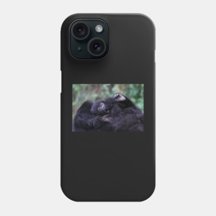 Baby Mountain Gorilla, Kwitonda Group, Rwanda, East Africa Phone Case