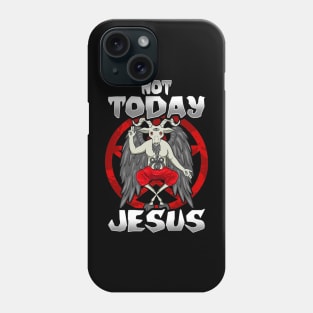 Devil Goat Not Today Jesus Lover Phone Case