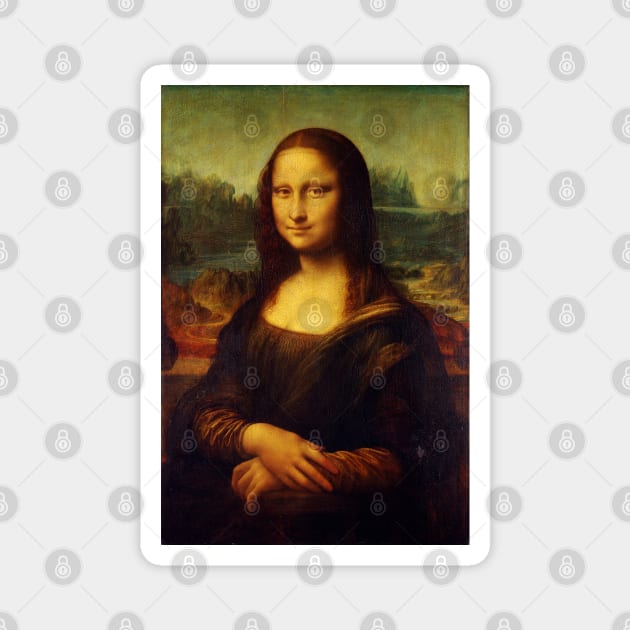 High Resolution Mona Lisa Magnet by RandomGoodness