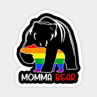 LGBT Mama Momma Bear Gay Pride Proud Mom Mother's Day Magnet