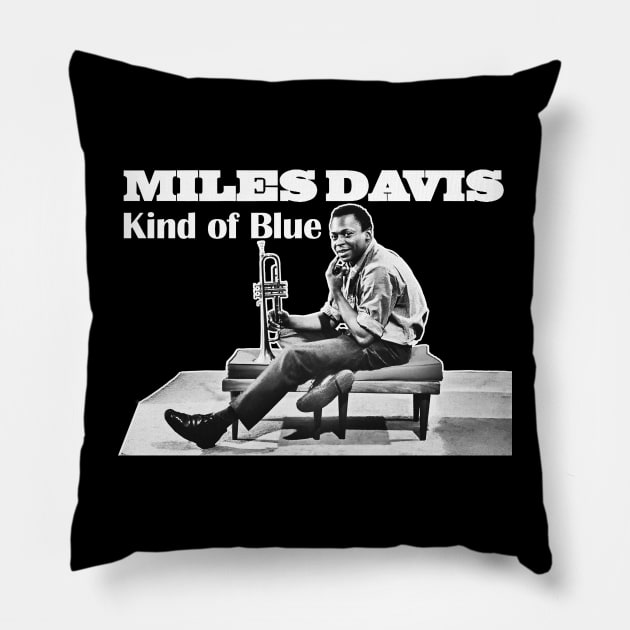 Miles Davis Kind Of Blue Limited Edition Pillow by KIJANGKIJANGAN