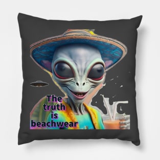 The Truth is Beachwear! Pillow