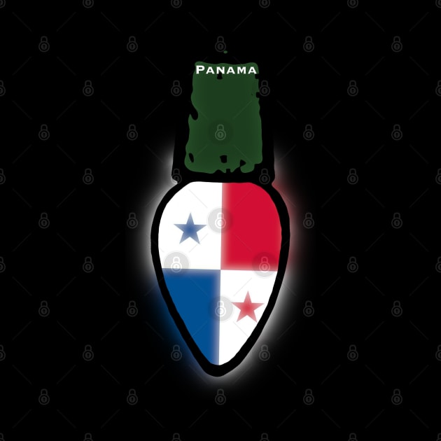 Panama Flag Christmas Light by SoLunAgua