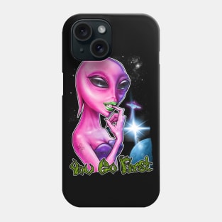 "Alien Tease" Phone Case