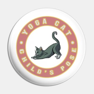 Yoga Cat - Child's Pose Pin