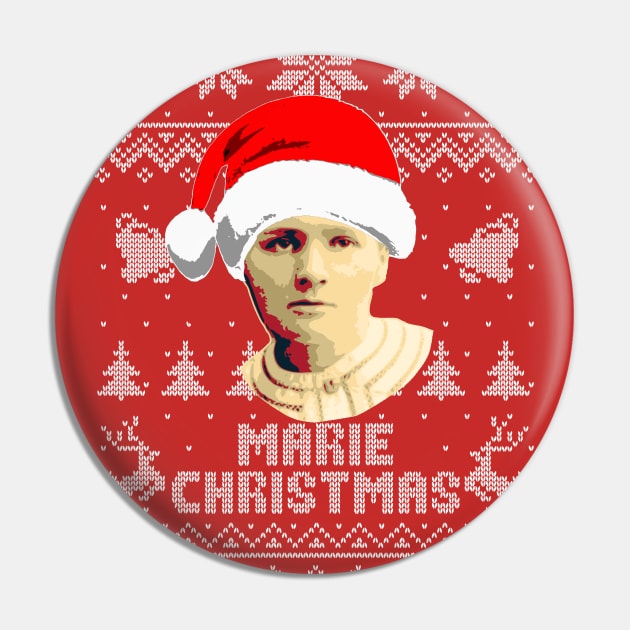 Marie Curie Marie Christmas Pin by Nerd_art