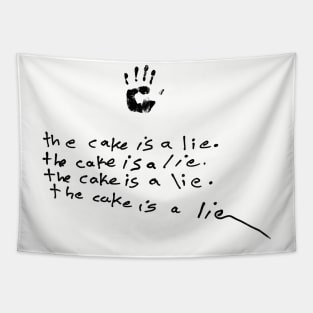 the cake is a lie Tapestry