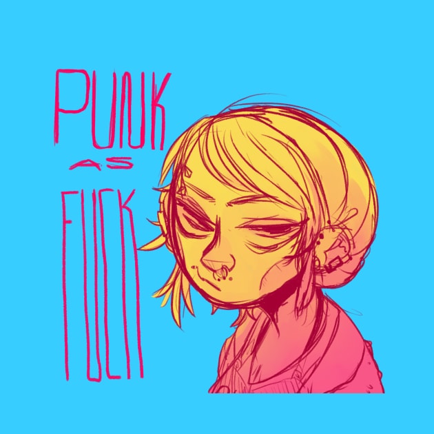 Punk as F*** by zombieewitch