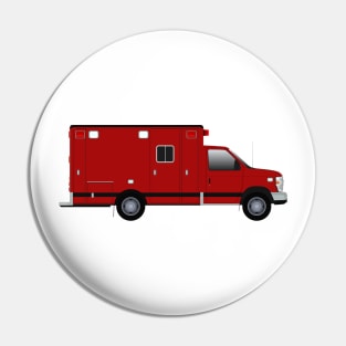 Red Los angeles privat ambulance Pin