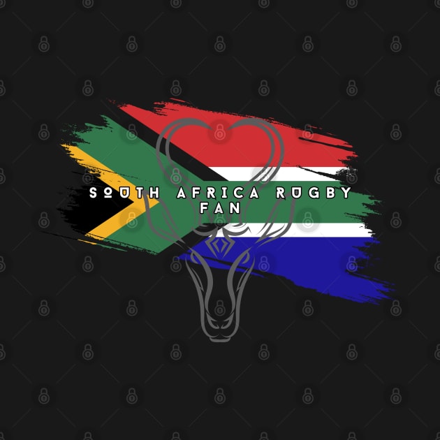 Minimalist Rugby Part 3 #006 - South Africa Rugby Fan by SYDL