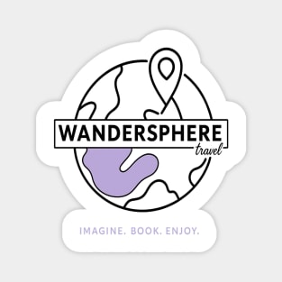 WanderSphere’s Travel Logo Magnet