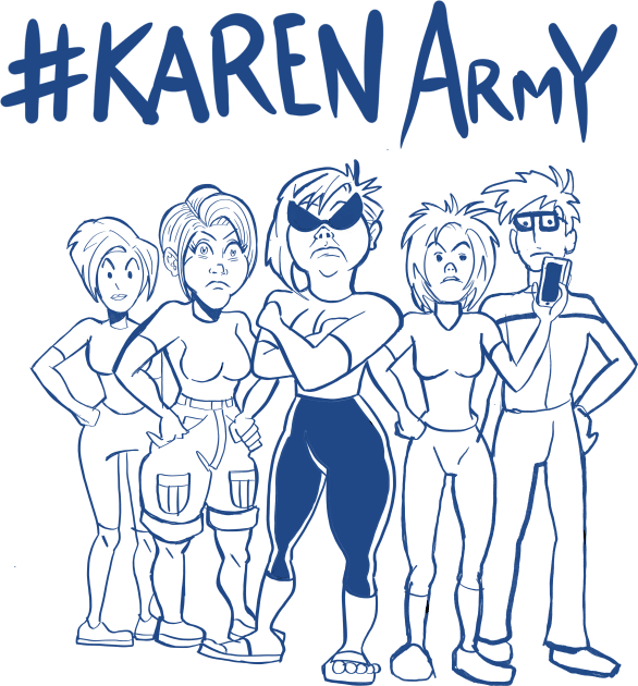 #KarenArmy Kids T-Shirt by MichaelFitzTroyT