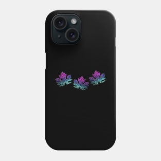 Galaxy Maple Leaf Trio Phone Case