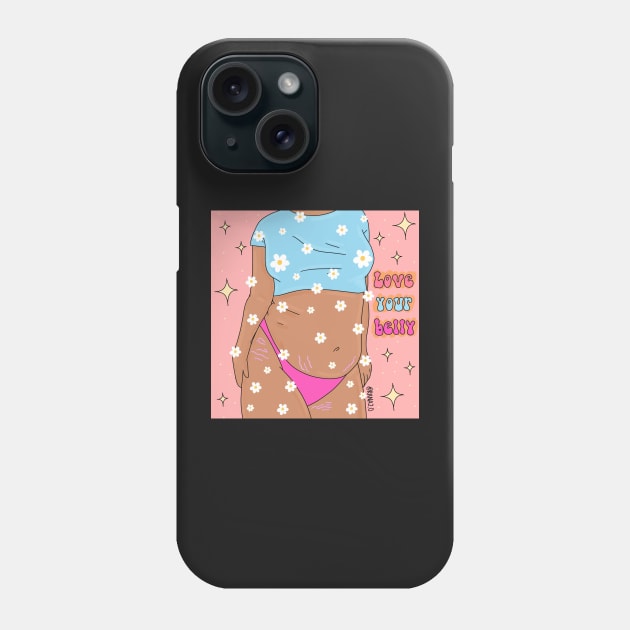 Love your belly Phone Case by Ranaawadallah