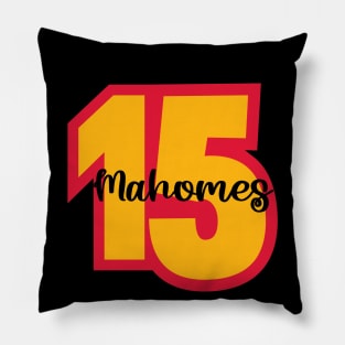 Mahomes 15 Pillow