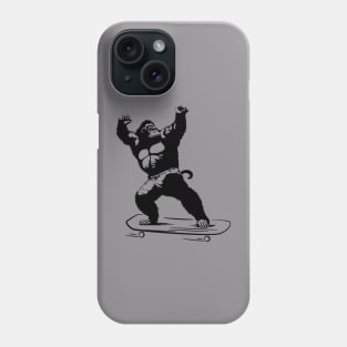 Gorilla Skating Phone Case