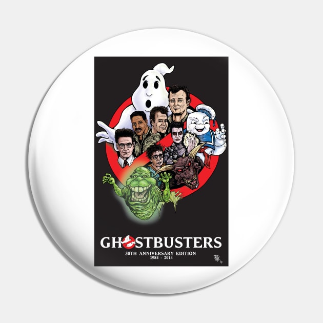 Ghostbusters Pin by ArtofOldSchool