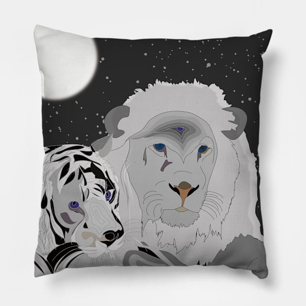 Unconventional Love Pillow by ROCOCO DESIGNS