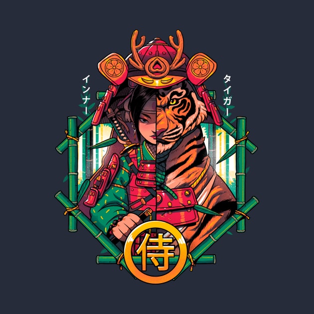 Inner Samurai Tiger by BrunoMota