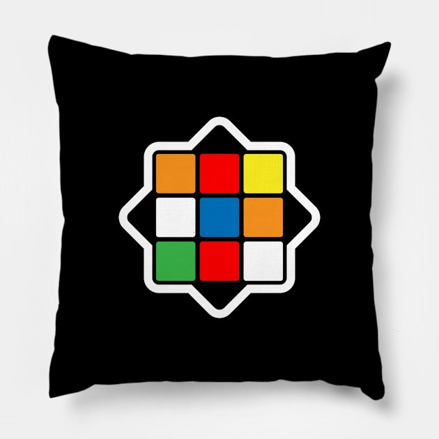 Respect the Cube Pillow by JWDesigns