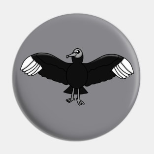 Black Vulture Pin