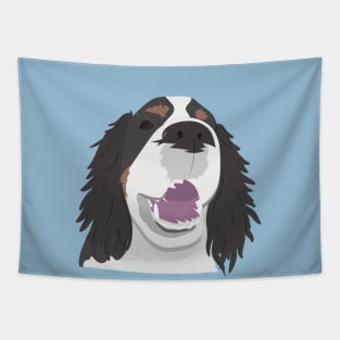 Springer Spaniel Happy Face Tapestry