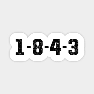 1843 Magnet