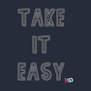 Take it Easy : Hipster Golf T-Shirt