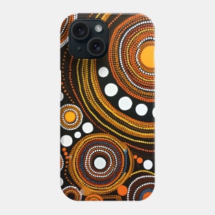 Explore the Cultural Depth: Australian Aboriginal Art and Unique Visual Traditions Phone Case