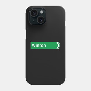 New Zealand Road Signage - Winton (Southland/Otago) Phone Case