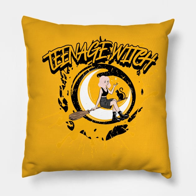 Teenage Witch Pillow by CTJFDesigns