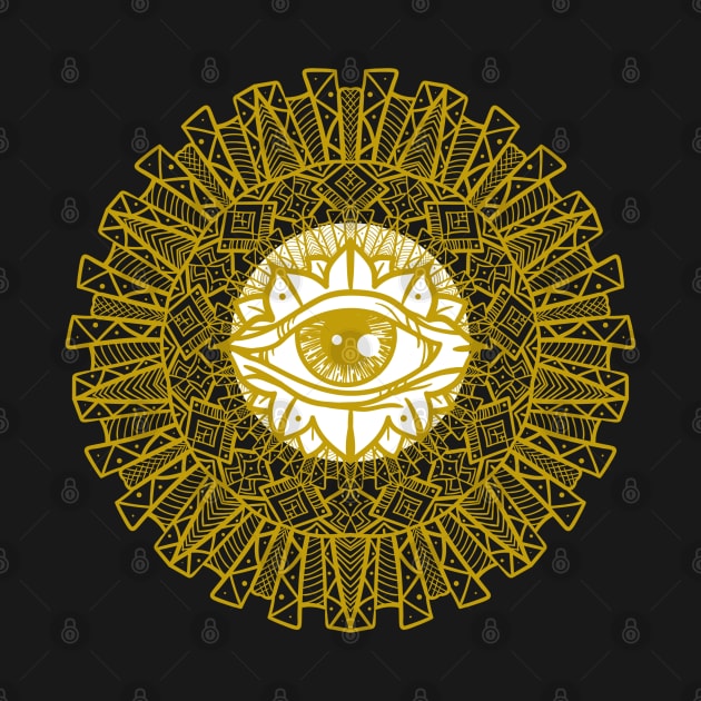 The eye sacred geometry by World upside down