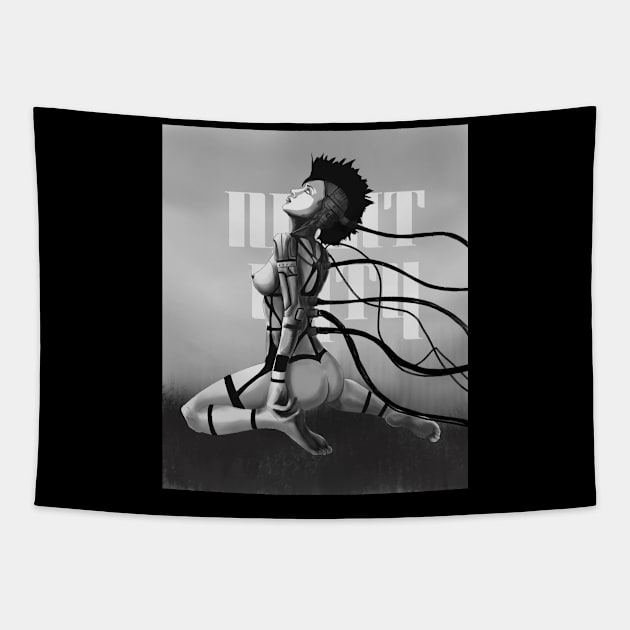 punk girl Tapestry by kohtart