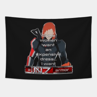 I want a N7 Armor (Femshep) Tapestry