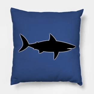 Shark Silhouette Pillow