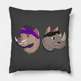 Bebop and Rocksteady Pillow