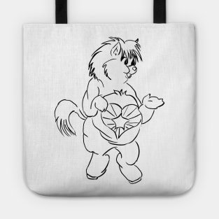 Care Bears & Cousins Noble Heart Horse Line Art Tote