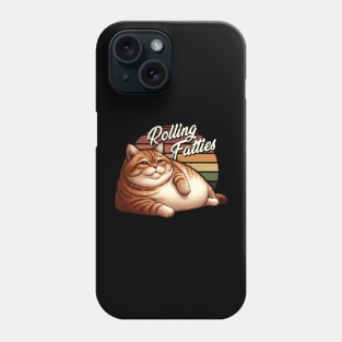 Rolling Fatties Chunky Charm Chronicles Fluffy Fat Cat Wall Decor Phone Case