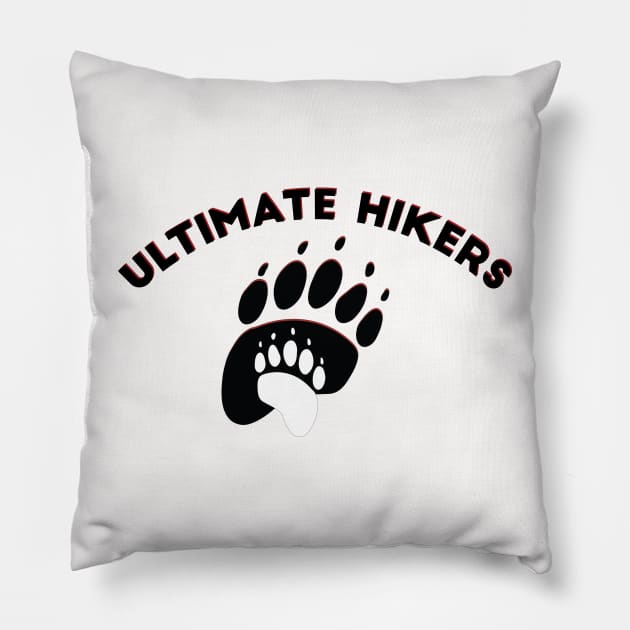 Father and Kid Hiking Pillow by emma17