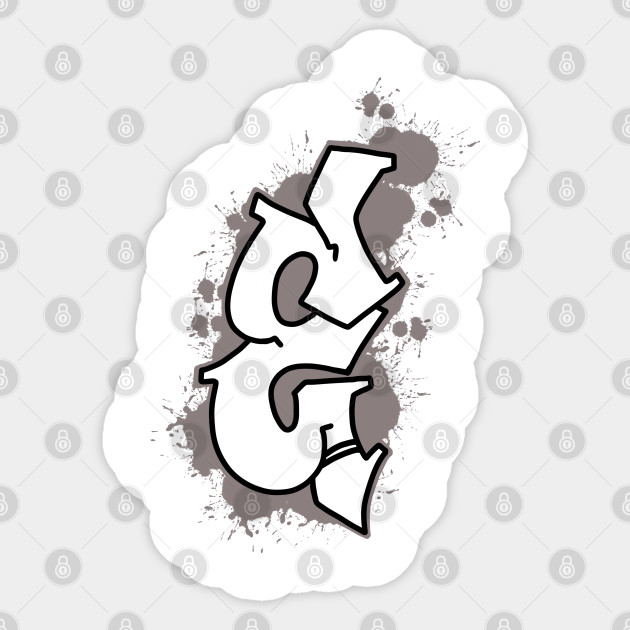 Graffiti Style E Graffiti Sticker Teepublic