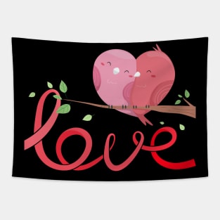 Love Birds Tapestry