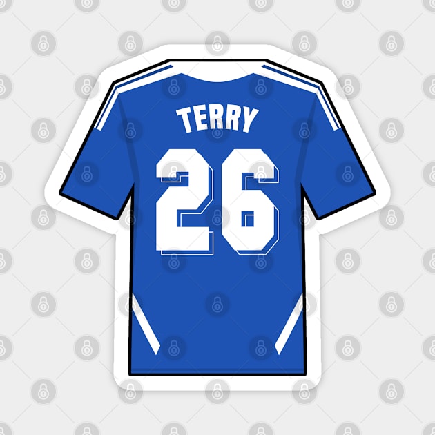John Terry Chelsea 11/12 UCL Winner Jersey Magnet by Footscore