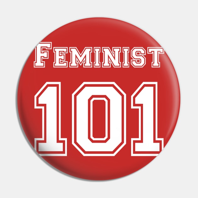 Feminist 101 Pin by CrystalQueerClothing
