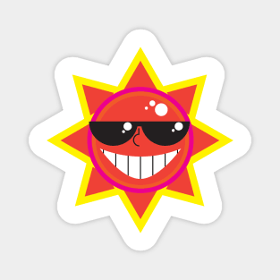 Sunman - Your Smiling Sun Buddy Magnet