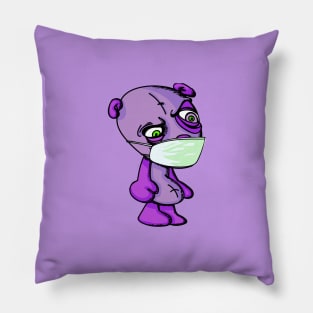 Virus bear 1 Pillow